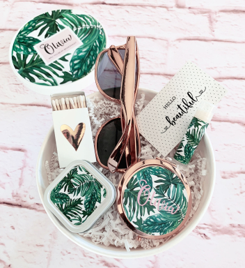 Palm Leaf Gift Box Set