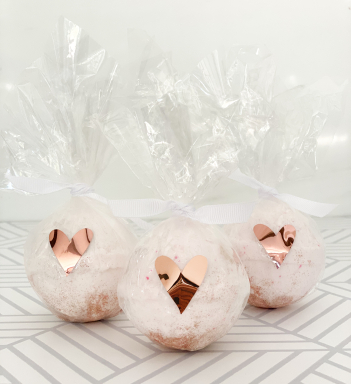 Heart Bath Bomb Favors