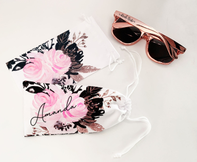 Floral Sunglasses Pouch