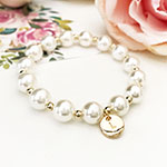 Monogram Pearl Bracelet - Bridal Party
