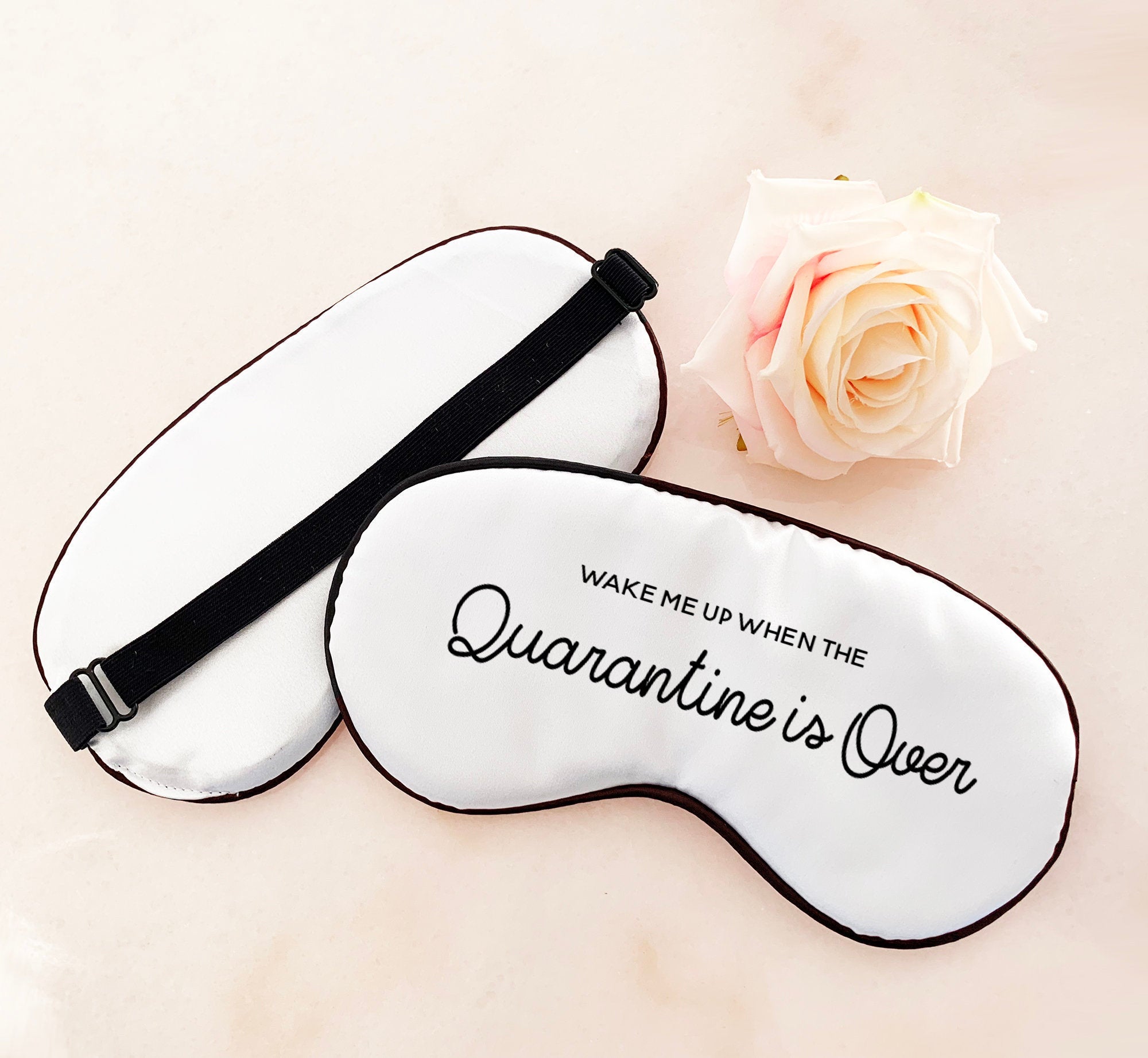 Quarantine Gift Sleep Mask Relaxation gift Face mask Quarantine gift Stay at home gift Self care hotsell gift Eye mask Engagement gift Sleep Mask