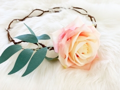 Boho Rose Flower Crown