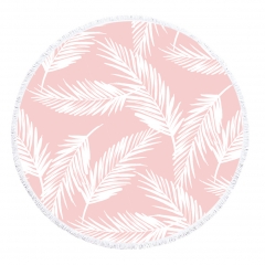 Tropical Pink Round Towels