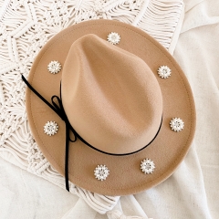 Jeweled Fedora Hat