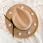 Jeweled Fedora Hat