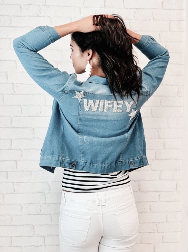 wifey jean jacket