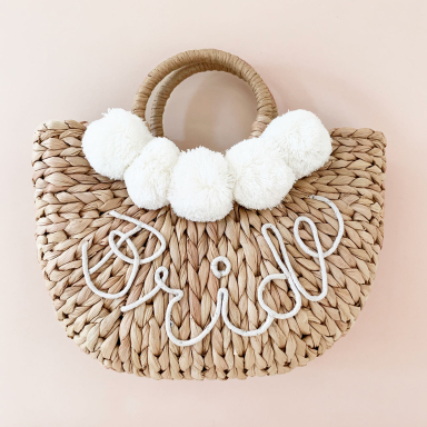 Bride Straw Purse