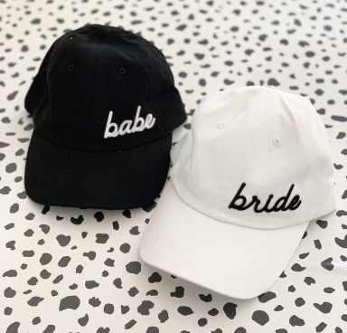 Bride & Babe Baseball Caps