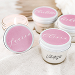 Personalized Valentine's Candle Jars