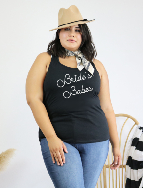 Plus Size Vintage Bridal Babe Tank Tops