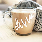 Personalized Coffee Mugs - Glass