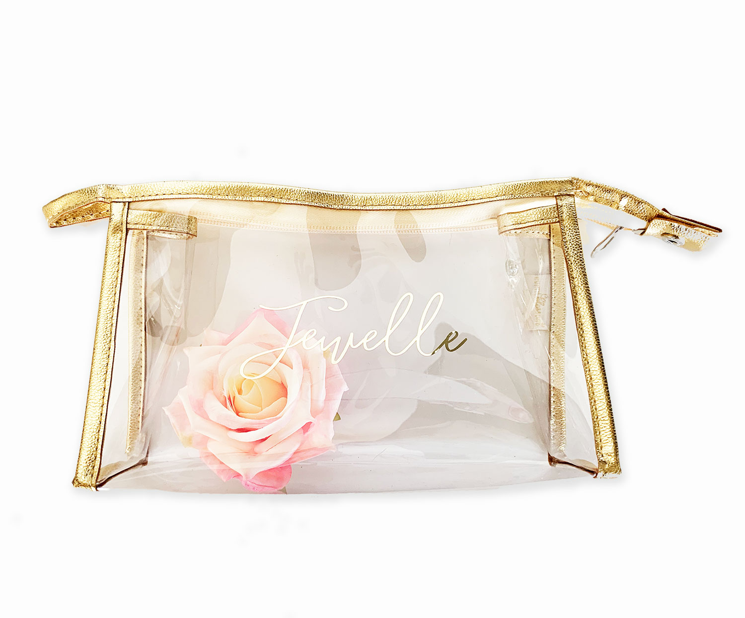 Gold Cosmetic Bags - Personalized