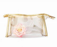 Gold Cosmetic Bags - Personalized