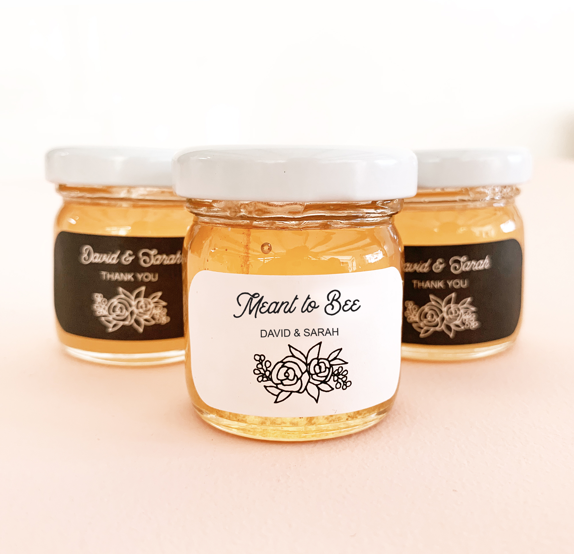 Honey Jar Favors - Floral