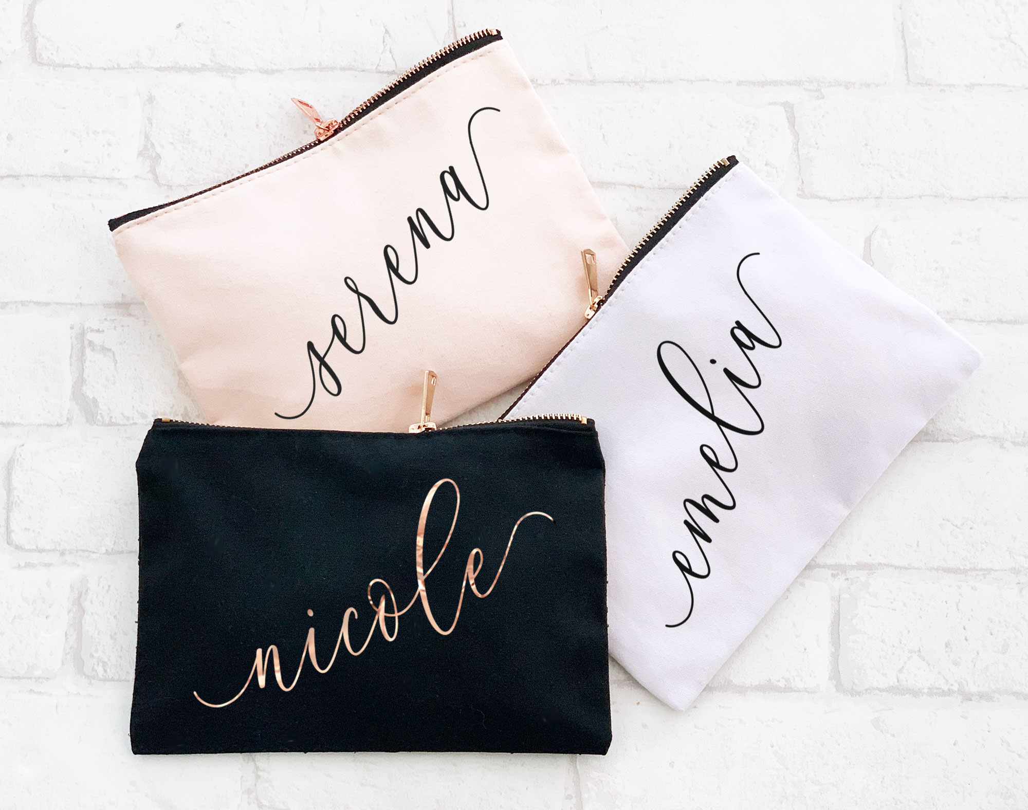 Personalized Makeup Bags